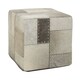 image 1 of Safira Grey Pouffe