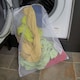 image 2 of 5 x Extra Large Size Net Washing Bags for Laundry with Strong Zip – 75cms x 50cms ( 29" x 20" ) White