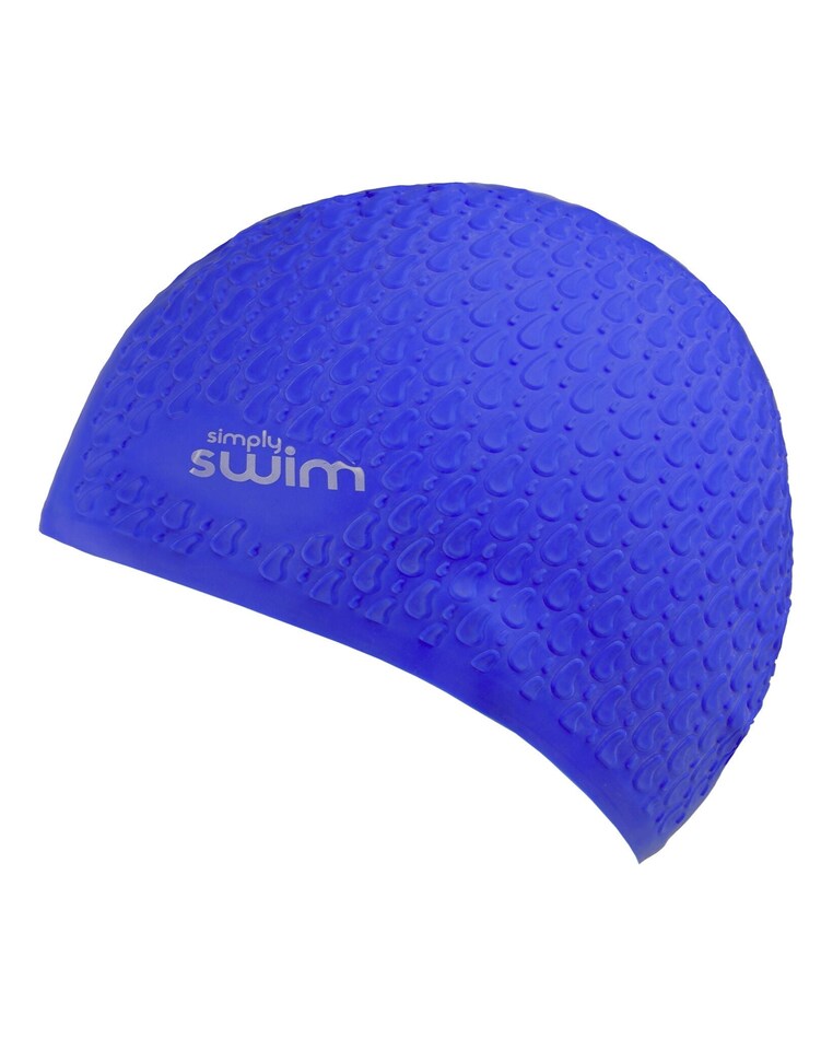 image 1 of Simply Swim Unisex Silicone Bubble Swim Cap