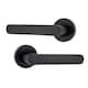 image 3 of AXS Harlem Door Handles on Rose - Door Pack - Latch Door - Black