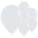 image 1 of Fashion Solid White Sempertex Biodegradable Latex Balloons 30cm / 12 in - Pack of 50 White