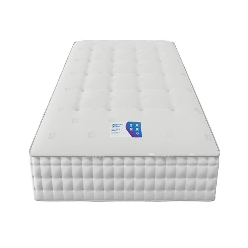image 1 of Rock Hard Mega Firm 1500 Pocket Mattress White | Single