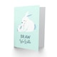 image 2 of Braw Laddie Boy Scottish Bunny Rabbit New Baby Her Card