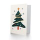 image 2 of Tree Bright Modern Abstract Fun Xmas Art Blank For All Christmas Card
