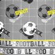 image 4 of Bedlam Football Duvet Cover Set Grey