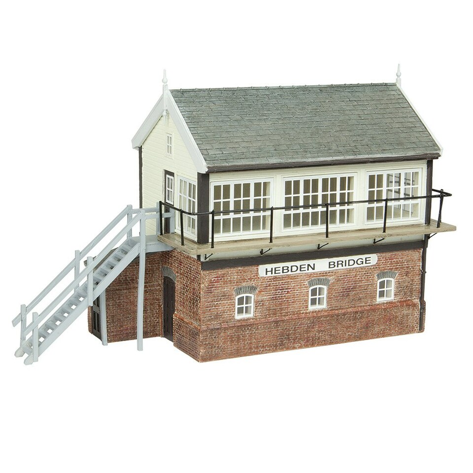 Bachmann Scenecraft Brick & Timber Signal Box (Pre-Built)