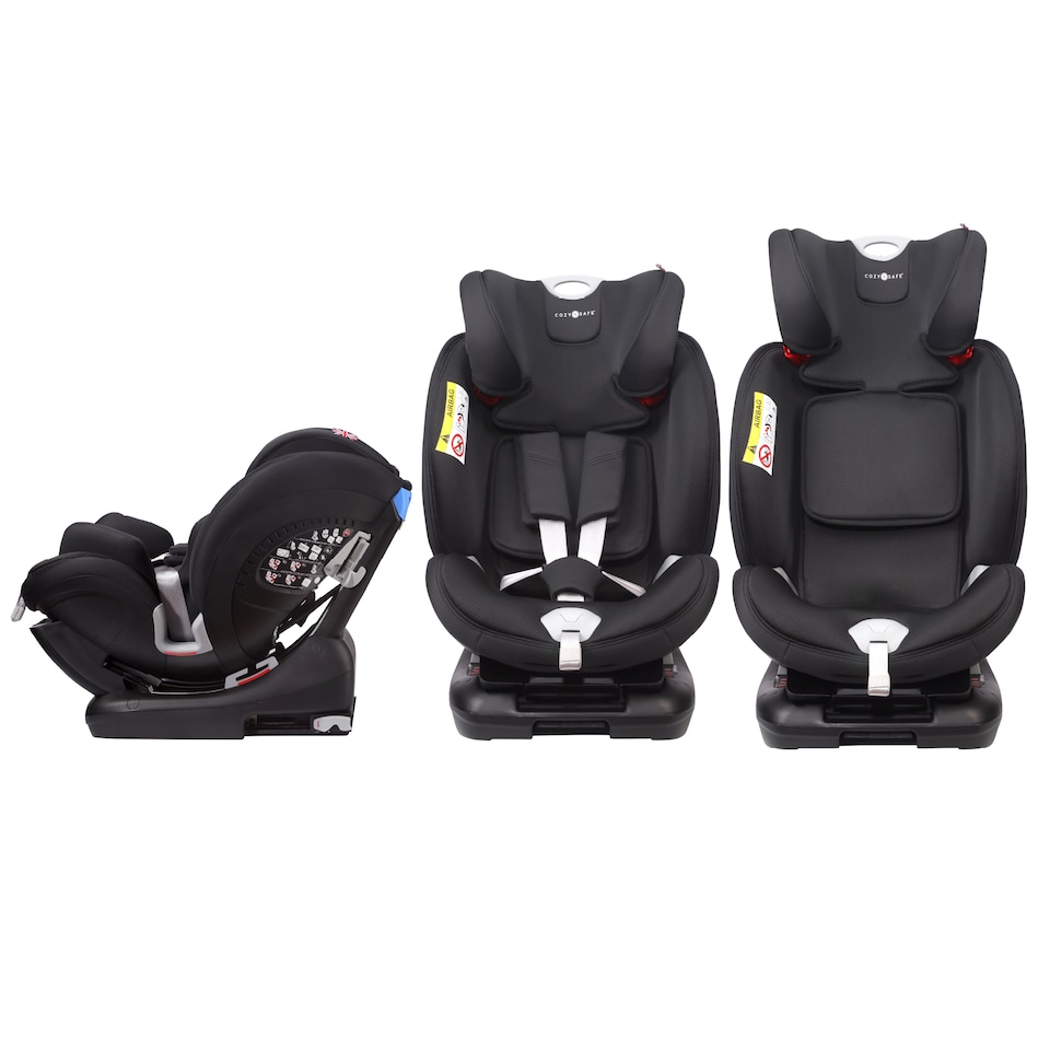 image 1 of Cozy N Safe Arthur 0-36kg Group 0+1/2/3 Car Seat, ISOFix & Top Tether, Extended Rear Facing, Birth to 12 Years, Convertible Baby Toddler Child Car Seat (Onyx)
