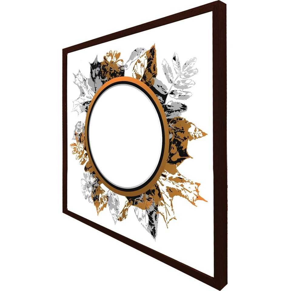 image 1 of Paint print autumn decoration (Picture Frame) Grey | M