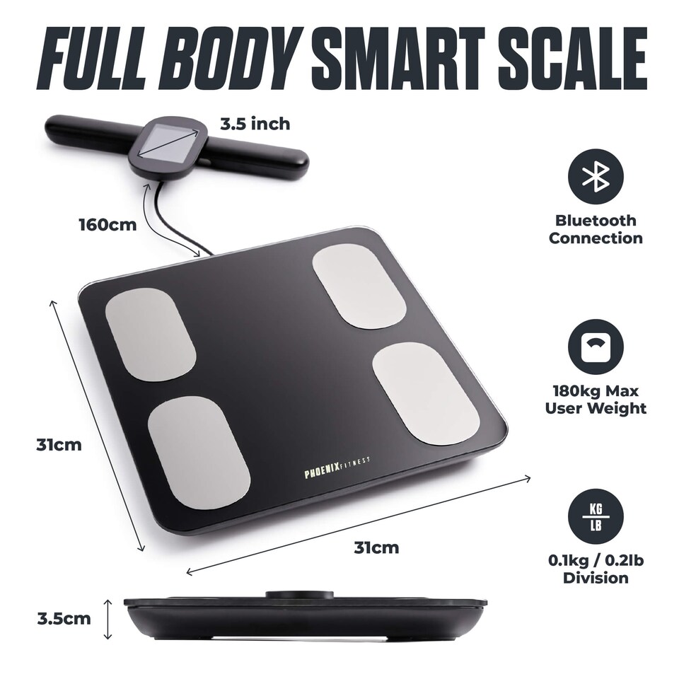 image 1 of Phoenix Fitness Smart Food Scale Bluetooth Nutrition Tracker