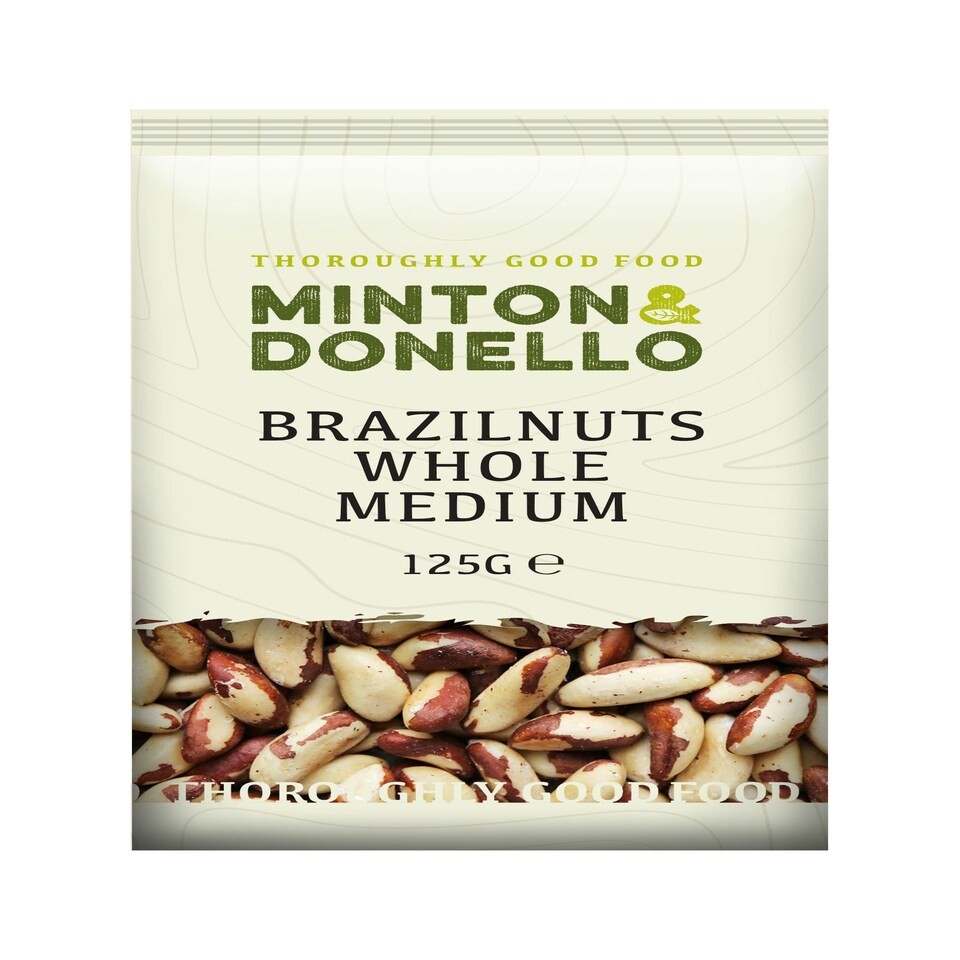 image 1 of Minton & Donello Medium Whole Brazil Nuts 6 x 125g