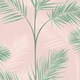 image 1 of Fine Decor South Beach Palm Leaf Wallpaper - Blush Pink - One Size | Pink