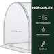 image 4 of Outsunny Tunnel Greenhouse Grow House Steel Frame PVC Transparent 250x100x80 cm