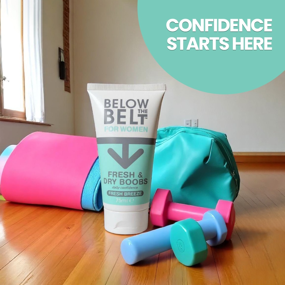 image 1 of Below The Belt Fresh and Dry Boobs, Fresh Breeze Scent 75ml DUO