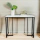 image 6 of Faux Marble Console Table Grey