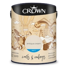 Crown Matt Emulsion Antique Cream 5L