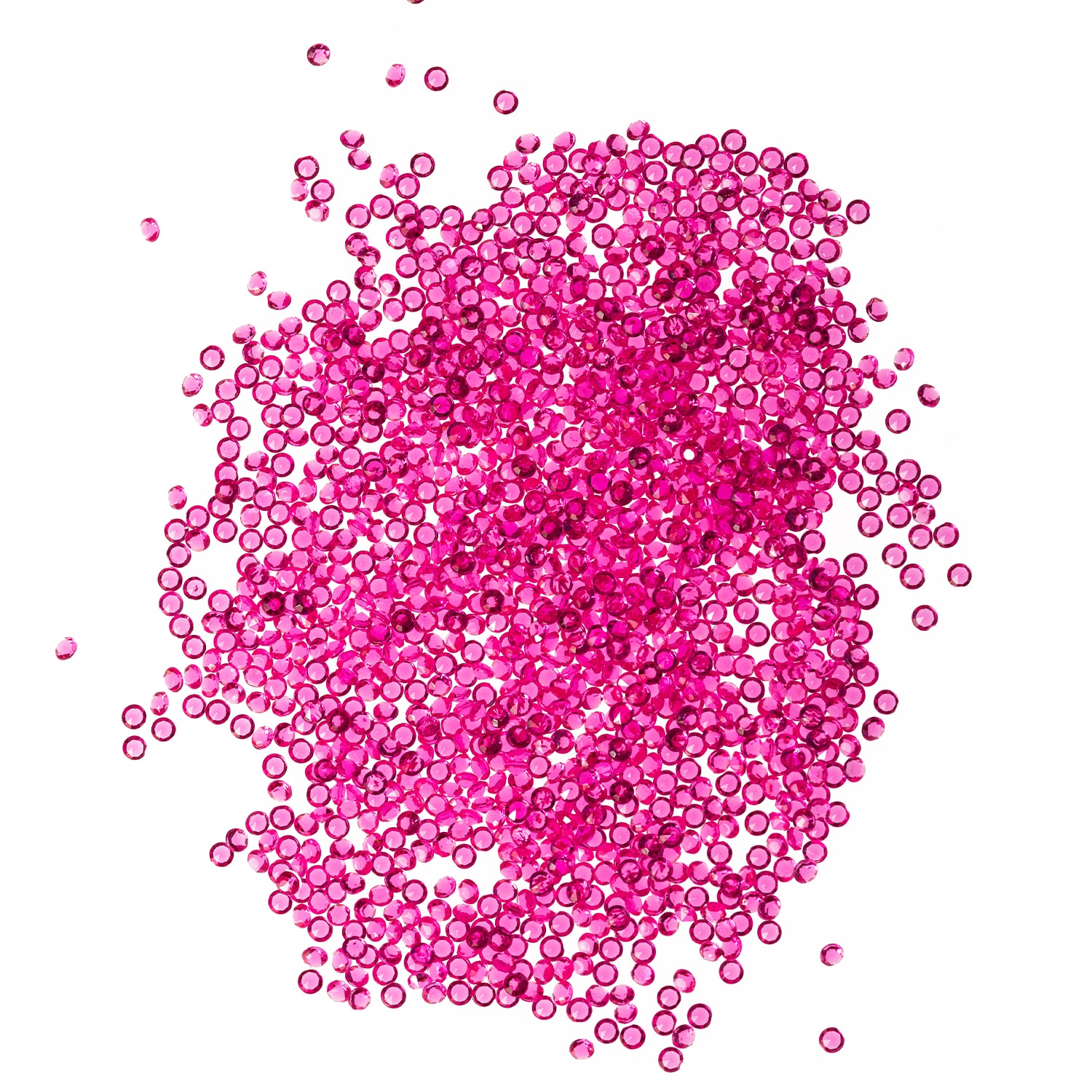 Neel Blue Acrylic Rhinestone Table Confetti, Table Scatters - 4000pcs in Bright Pink