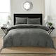 image 1 of Teddy Bear Fleece Soft Cosy Duvet Cover + Pillow Case Set Silver | Single