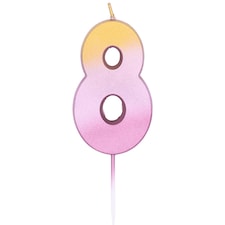 Pioneer Europe Number Pick Candle - Rose Gold/Ombre - One Size