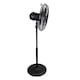 image 6 of Igenix Pedestal Fan, 16 Inch, Oscillating, 3 Speeds, DF1660BL, Black