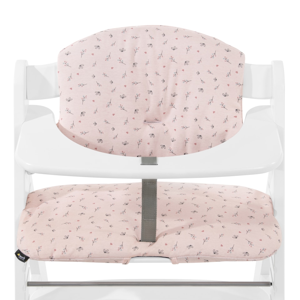 image 1 of hauck Highchair Pad Select - Jersey Flowers Rose