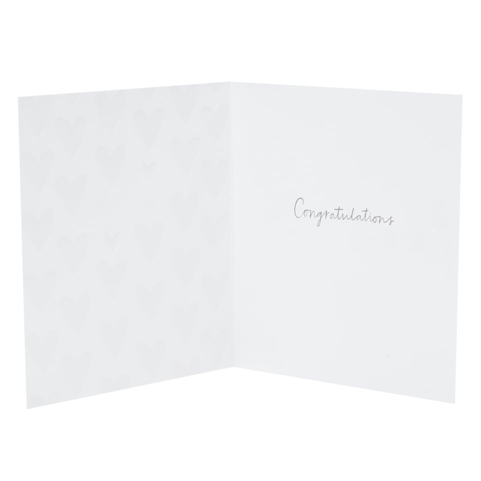 image 1 of Girl Birth Congratulations Card - Pink Hearts