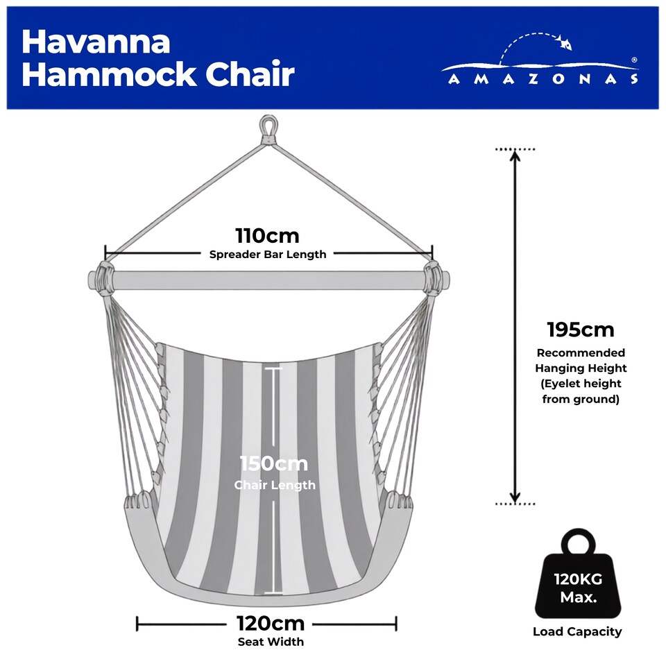 image 1 of Amazonas Outdoor Hanging Chair – Havanna Fuego