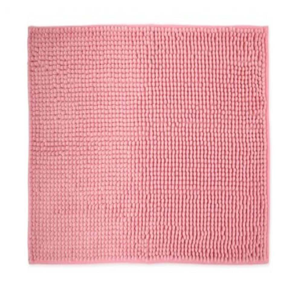 image 1 of Marlow Collection Soft Touch Non-Slip Bathroom Rug in Pink (40cm x 60cm)
