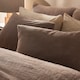 image 4 of OHS Thermal Soft Teddy Fleece Duvet Cover Bedding Set | Brown | Mink | King