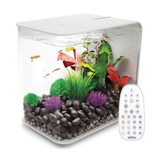 biOrb FLOW 30L Aquarium Fish Tank in White with MCR LED Lighting