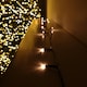 image 1 of 1000 LED 100m Premier Christmas Indoor Outdoor Multi Function Battery Operated String Lights with Timer in Vintage Gold