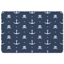 Anchor with Skull & Bones (Placemat)