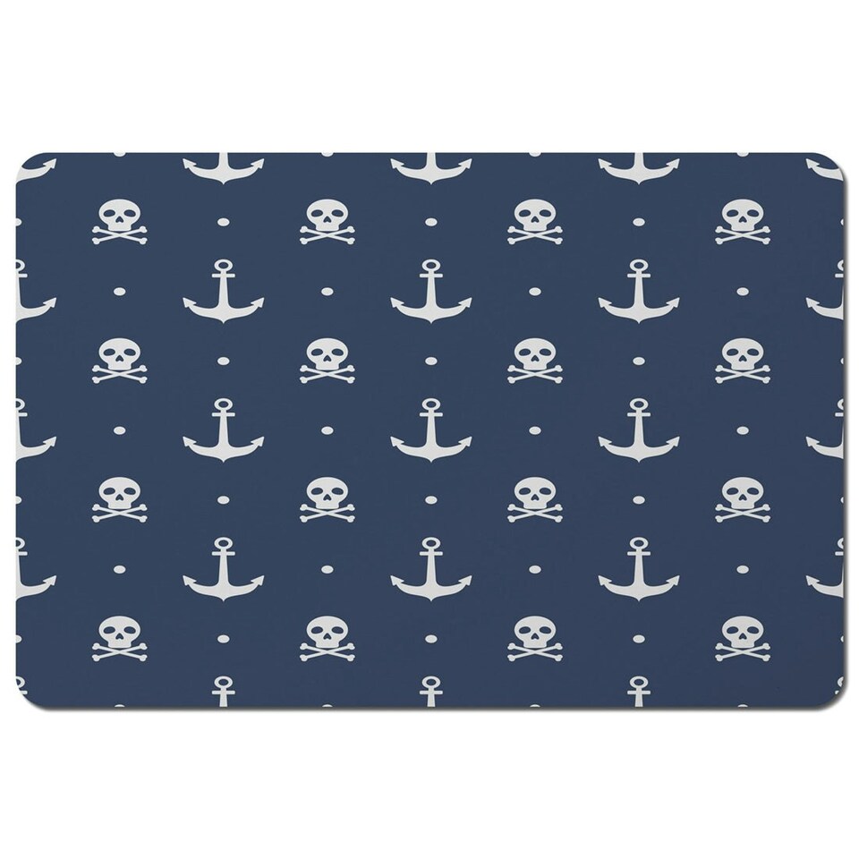 image 1 of Anchor with Skull & Bones (Placemat)