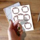 image 2 of Casino Design Round Stickers 88mm - Sheet of 6