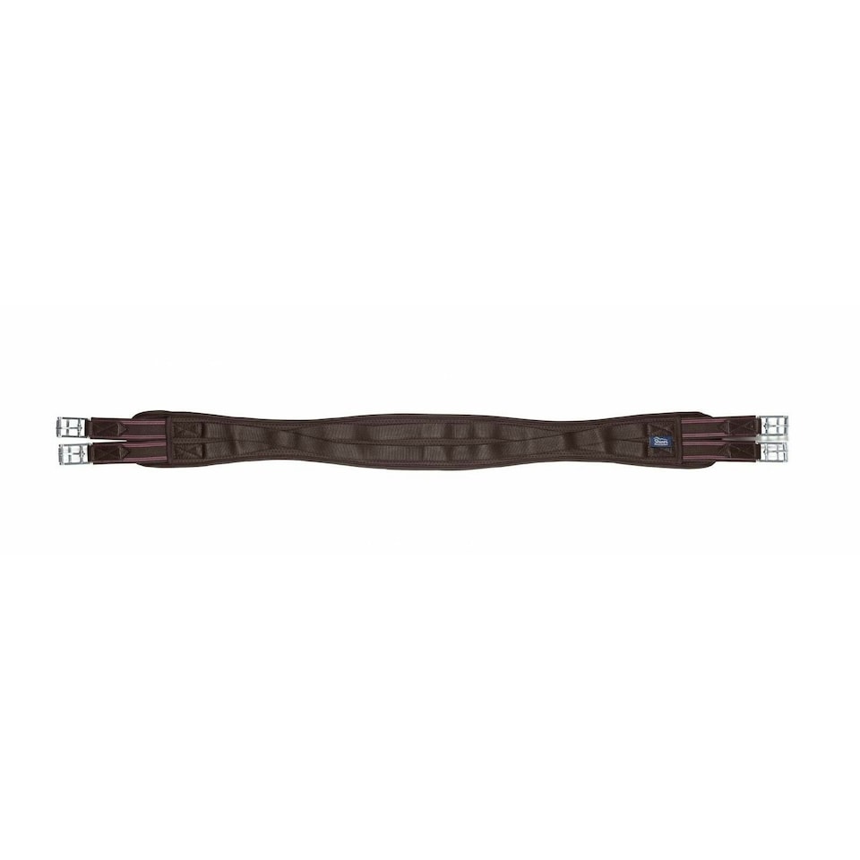 image 1 of Shires Elasticated Airflow Horse Girth - Brown - 30in