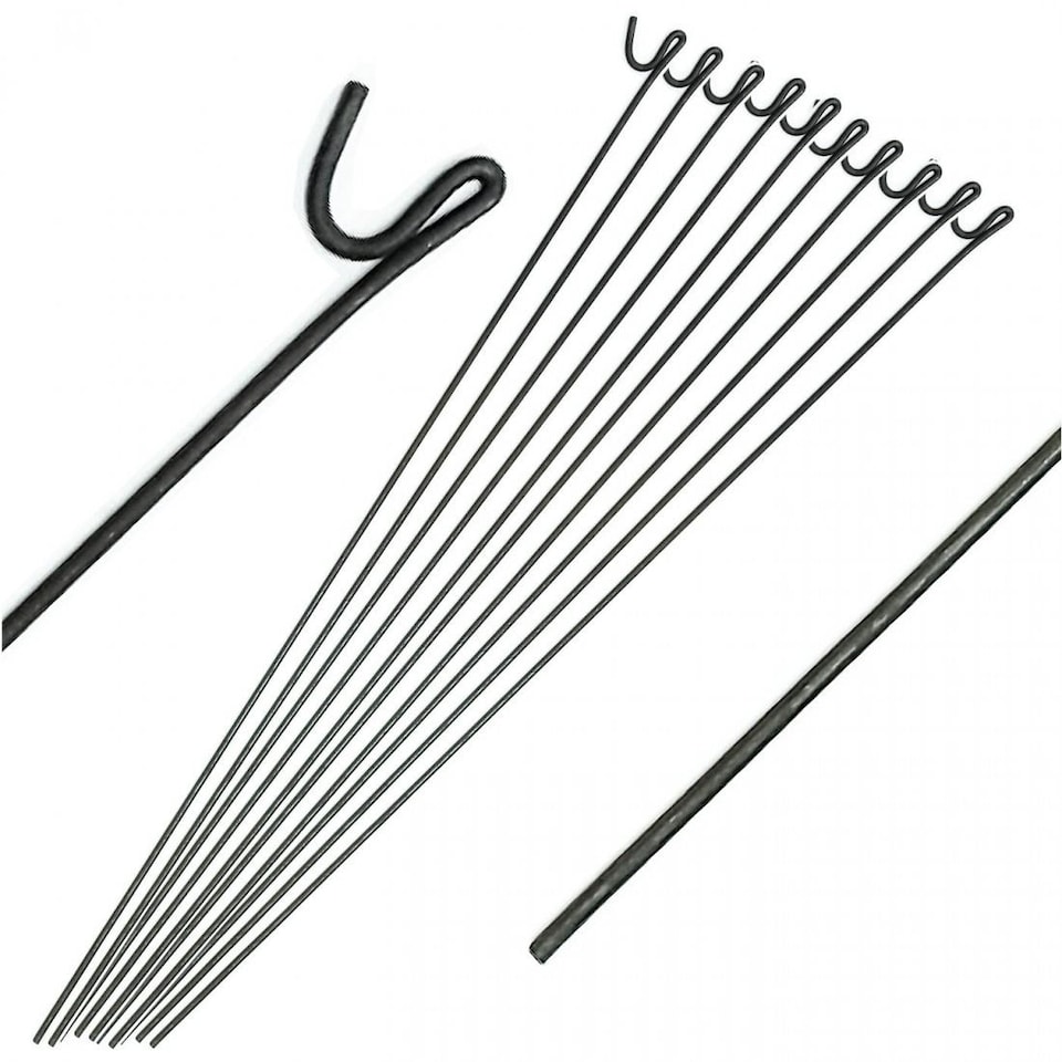 image 1 of True Products Heavy Duty Steel Temporary Fencing Pins 8mm x 1250mm Pack of 10 | Grey | Grey | 10