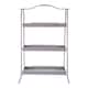 image 1 of Lexa Grey Metal Storage Rack Grey