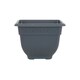 image 3 of Bell Pot 4x 37cm Square Plastic Garden Planter Black