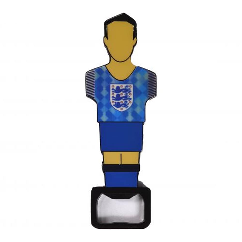 England FA 1990 Bottle Opener Fridge Magnet Blue Blue One Size 1