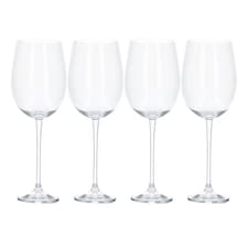 Mikasa Gin Goblet Set Clear Crystal 665ml Set of 4