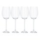 image 1 of Mikasa Gin Goblet Set Clear Crystal 665ml Set of 4