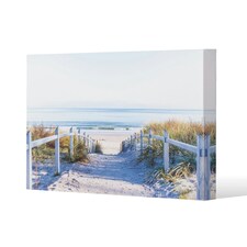 Path to the beach at baltic sea (Canvas Print) 77 x 51 x 4cm