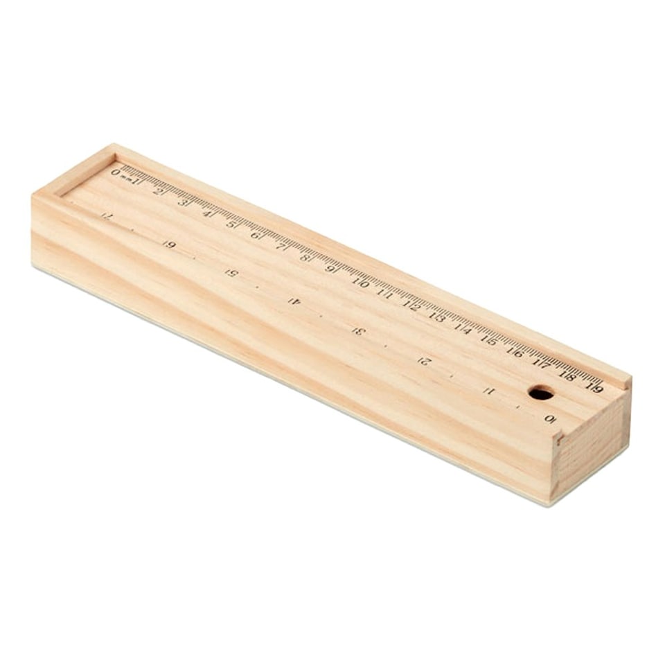 image 1 of MidOcean Todo Wooden Stationery Set - Wood - One Size Brown