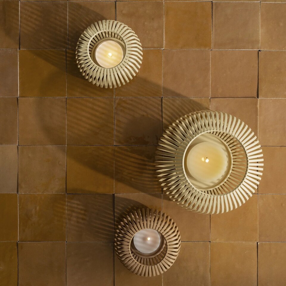 image 1 of Blomus Lito Steel Lantern S New Wheat