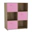 Oak & Light Pink