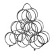 image 1 of Maison by Premier Zuko Chrome 6 Bottles Triangular Wine Rack