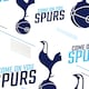 image 4 of Tottenham Hotspur FC 2 Sheets & 2 Tags Gift Wrap