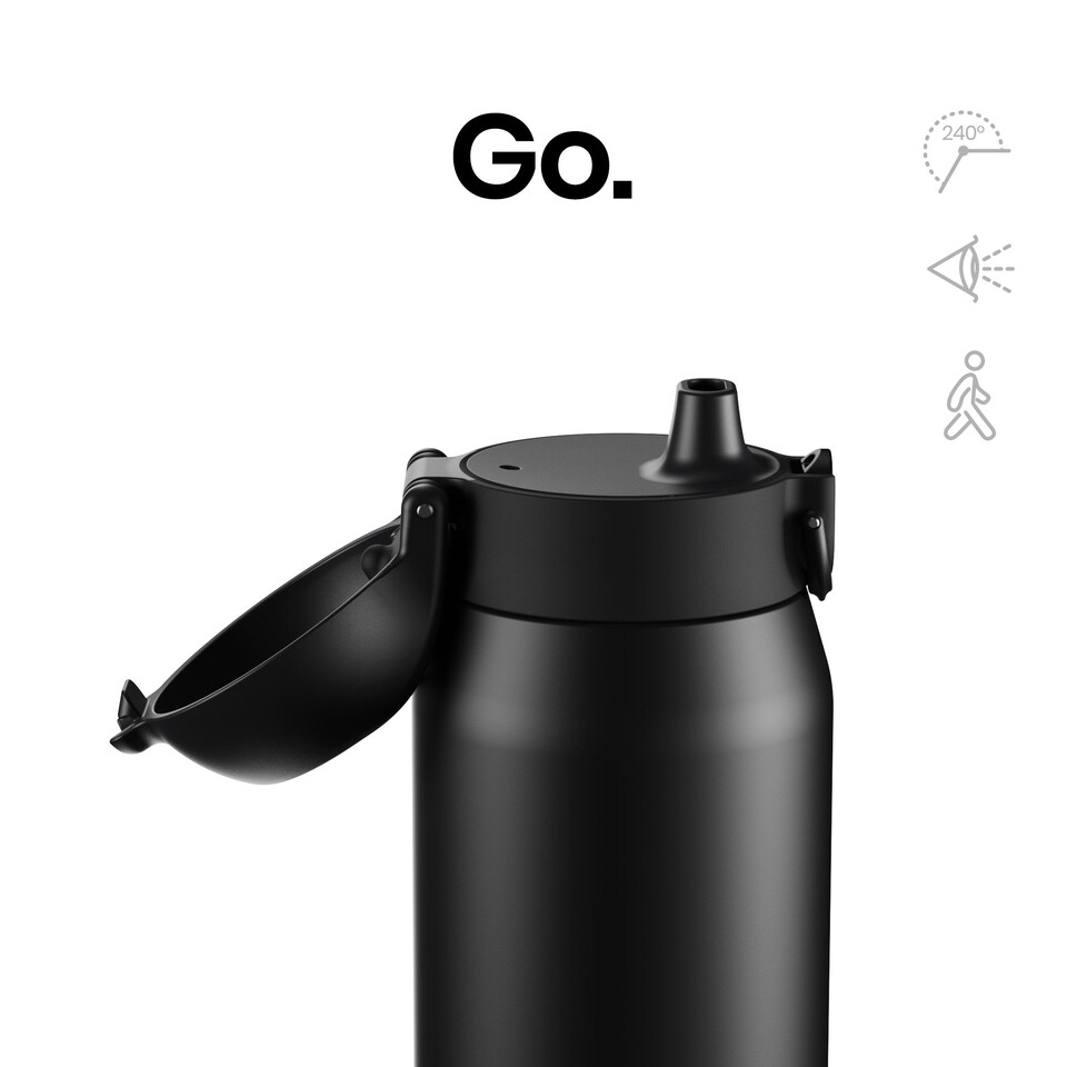 image 1 of ION8 REVIVE Insulated Steel Water Bottle, Dual Tone, 910ml / 30oz