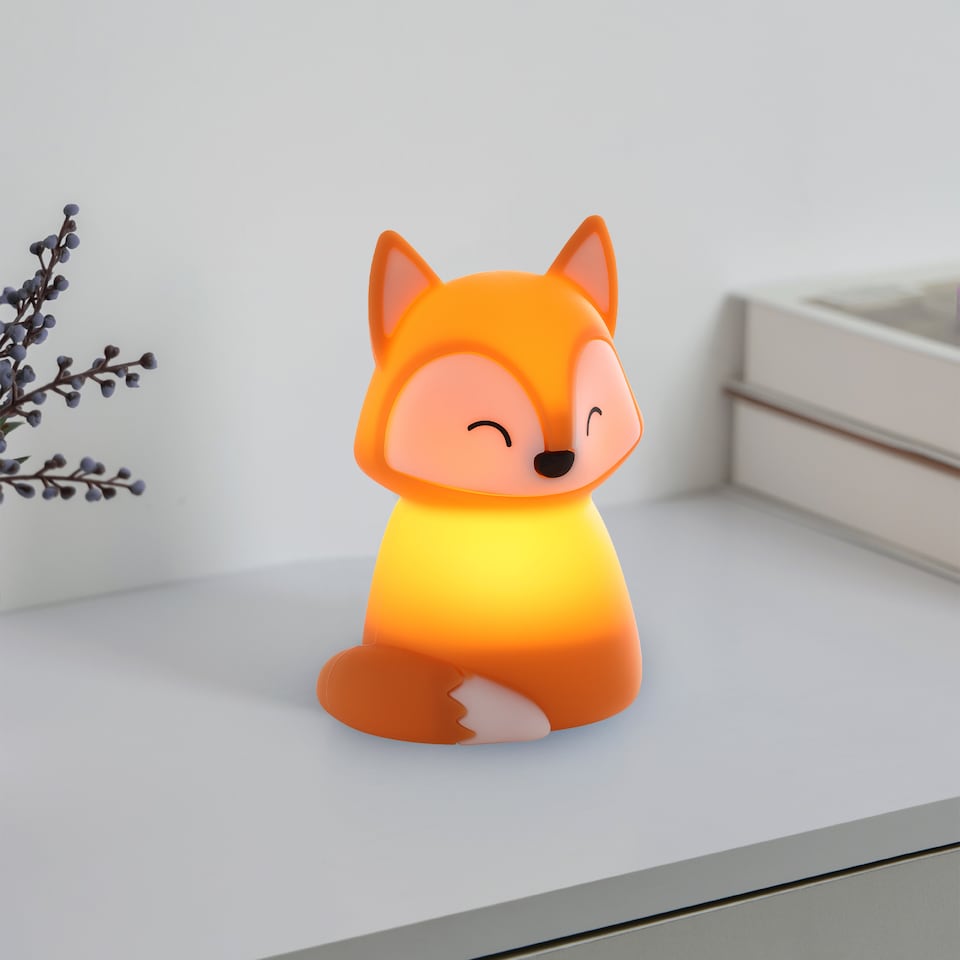 image 1 of EGLO Castellino Fox Night Light / Table Lamp for Kids