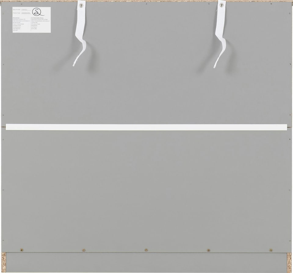 image 1 of Dakota 4 Drawer Chest | Grey | Light Grey