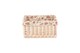 image 2 of Small Antique Wash Garden Rose Lined Storage Basket | Multi | Garden Rose